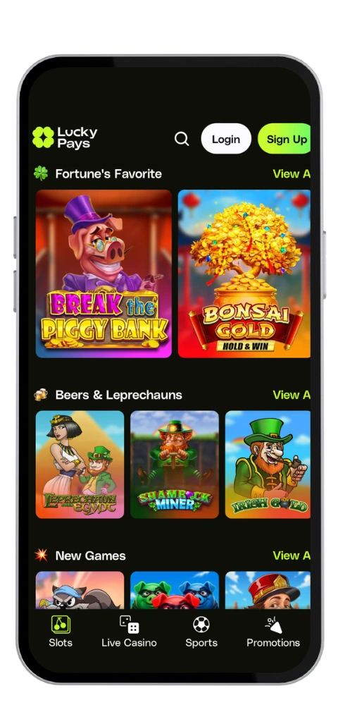 LuckyPays Casino apk
